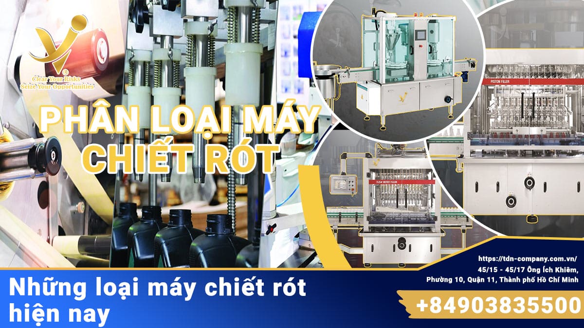 Các loại máy chiết rót hiện nay