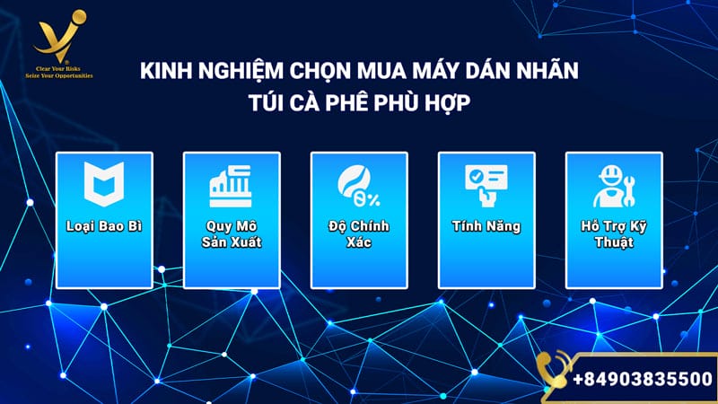Kinh nghiệm chọn mua máy dán nhãn túi cà phê tự động